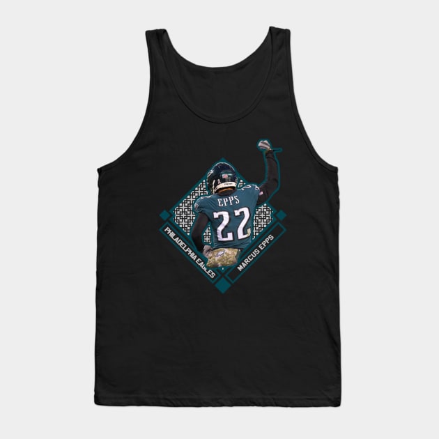 MARCUS EPPS PHILADELPHIA EAGLES Tank Top by hackercyberattackactivity